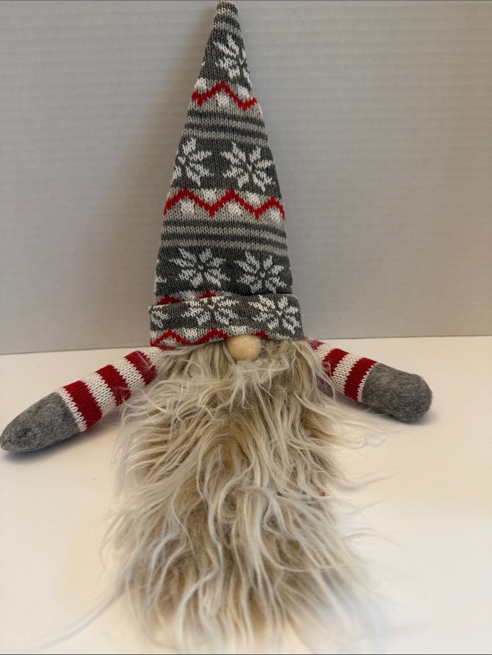 Wine Bottle Holiday Gnome Plush Topper